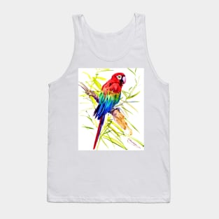 Scarlet Macaw Tank Top